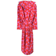 Bown of London Pink Diamond Hooded Dressing Gown - Red/Pink