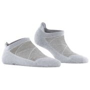 Burlington Athlesiure Sneaker Socks - Light Grey Mel