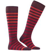 Burlington Blackpool Knee High Socks - Coral Red
