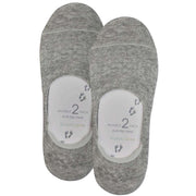 Burlington Everyday Invisible 2 Pack Socks - Light Grey