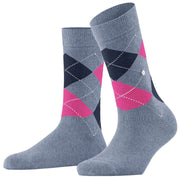 Burlington Queen Socks - Cobalt Grey