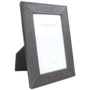 Byron and Brown Florence Slim Classic Leather Photo Frame 6x4 - Black