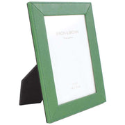 Byron and Brown Florence Slim Classic Leather Photo Frame 7x5 - Green
