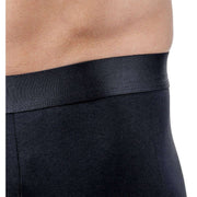 Comfyballs No Show Cotton Long Boxer - Black