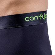 Comfyballs Performance Long Boxer - Charcoal/Viper Green