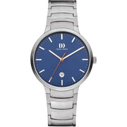 Danish Design Faro Large Watch - Silver/Blue