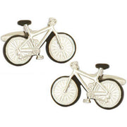 David Van Hagen Bicycle Cufflinks - Silver