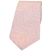 David Van Hagen Classic Paisley Silk Tie - Pink