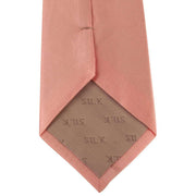 David Van Hagen Diagonal Ribbed Tie - Pink