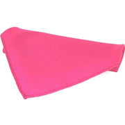 David Van Hagen Diagonal Twill Silk Pocket Square - Shocking Pink