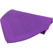 David Van Hagen Fine Twill Silk Pocket Square - Lilac Purple