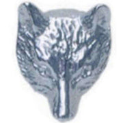 David Van Hagen Fox Mask Sterling Silver Tie Tac - Silver