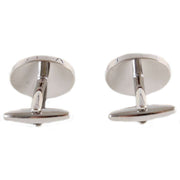 David Van Hagen Guilty Not Guilty Cufflinks - Grey/Black