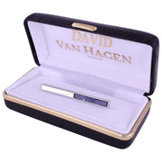 David Van Hagen Lapis Lazuli Tie Slide - Silver