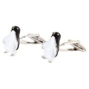 David Van Hagen Penguin Cufflinks - White/Black
