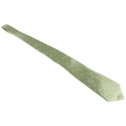 David Van Hagen Polka Dot Tie - Green/White