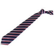 David Van Hagen Regimental Striped Tie - Navy/Red/White