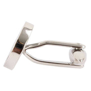 David Van Hagen Round Floral Cufflinks - Black/Blue