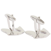David Van Hagen Salmon Cufflinks - Silver
