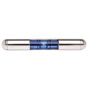 David Van Hagen Spirit Level Tie Slide - Silver/Blue