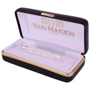 David Van Hagen Spread Hallmark Sterling Silver Tie Slide - Silver