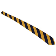 David Van Hagen Thick Striped Tie - Yellow/Navy