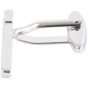 David Van Hagen Two Tone Shotgun Cufflinks - Silver/Gold