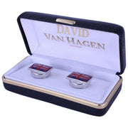 David Van Hagen Union Jack Button Covers - Blue/Red/White