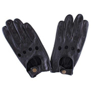 Dents Delta Leather Driving Gloves - Black