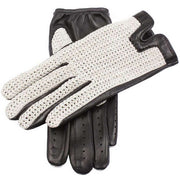 Dents Donnington Crochet Back Driving Gloves - Black