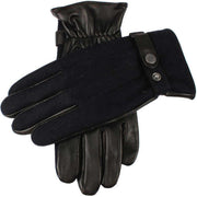 Dents Guildford Wool Flannel Back Gloves - Navy/Black