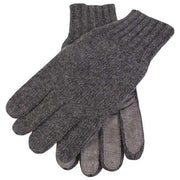 Dents Knitted Cashmere Gloves - Charcoal