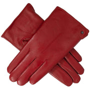 Dents Maria Hairsheep Leather Touchscreen Gloves - Berry Red