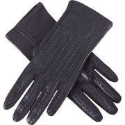 Dents Olivia Half Silk Lined Hairsheep Leather and Elastane Gloves - Navy