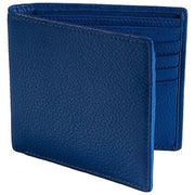 Dents Pebble Grain RFID Slim Bifold Wallet - Royal Blue