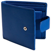 Dents Pebble Grain RFID Stud Bifold Wallet - Royal Blue