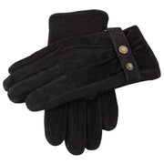 Dents Pigsuede Gloves - Black