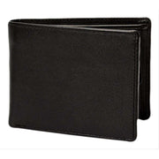 Dents RFID Blocking Protection Smooth Leather Trifold Wallet - Black