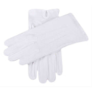 Dents Savoy Cotton Gloves - White