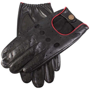 Dents Silverstone Touchscreen Driving Gloves - Black/Berry