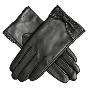 Dents Sophia Touchscreen Bow Gloves - Black