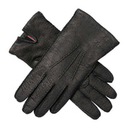 Dents Sudeley Cashmere Lined Gloves - Black/Rose Pink