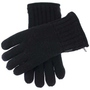 Dents Thurso Knitted Gloves - Black