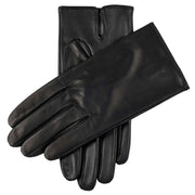 Dents Touchscreen Silk Lined Gloves - Black/Grey