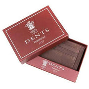 Dents Witham Security Card Holder - Brown/Tan