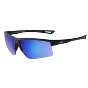 Dirty Dog Sport Hyper Satin Mirror Sunglasses - Black/Blue