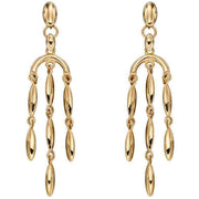 Elements Gold Cascading Drop Earrings - Yellow Gold