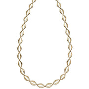 Elements Gold Open Eye Link Necklace - Gold