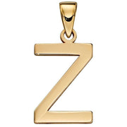 Elements Gold Z Pendant - Gold