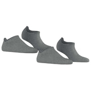 Esprit Active Basic 2 Pack Sneaker Socks - Light Grey Mel